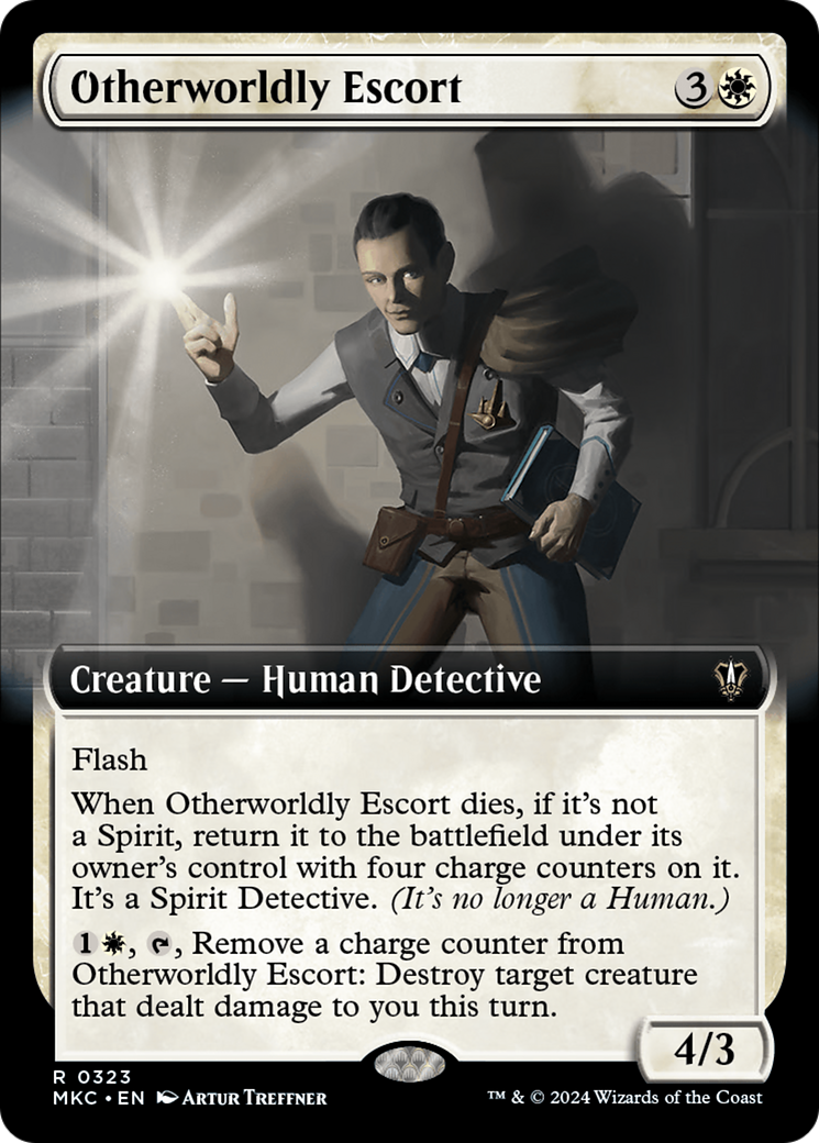 Otherworldly Escort (Extended Art) [Murders at Karlov Manor Commander] | Mindsight Gaming