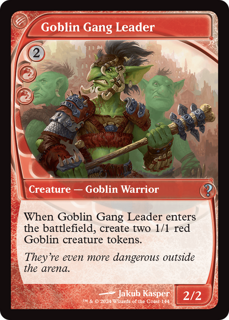 Goblin Gang Leader (Future Sight) [Mystery Booster 2] | Mindsight Gaming