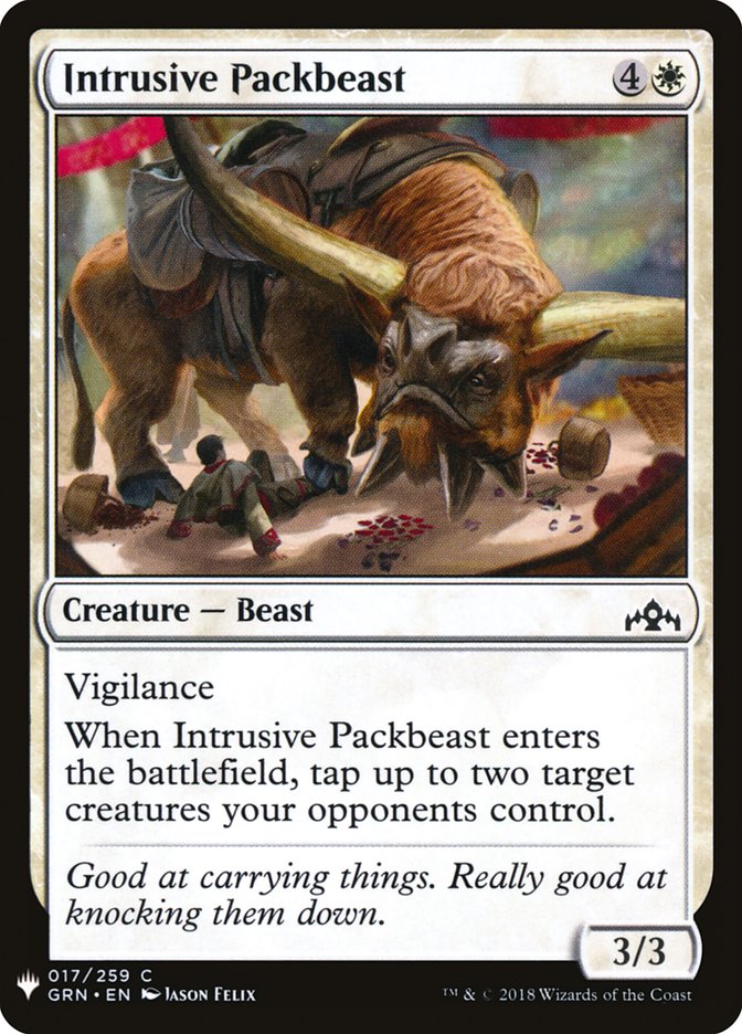 Intrusive Packbeast [Mystery Booster] | Mindsight Gaming