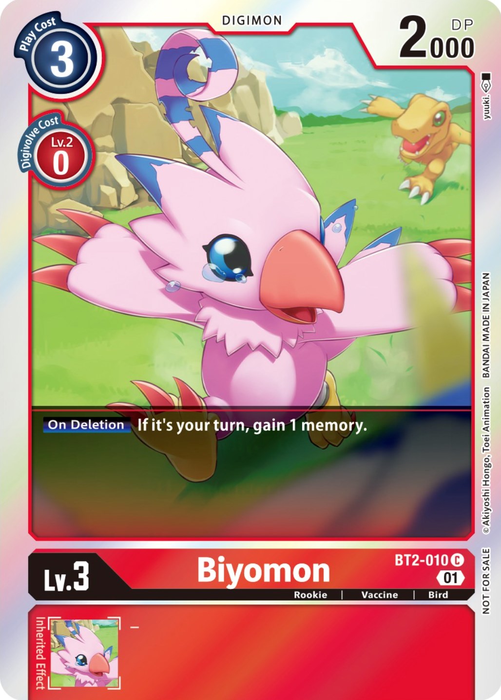 Biyomon [BT2-010] (ST-11 Special Entry Pack) [Release Special Booster Promos] | Mindsight Gaming