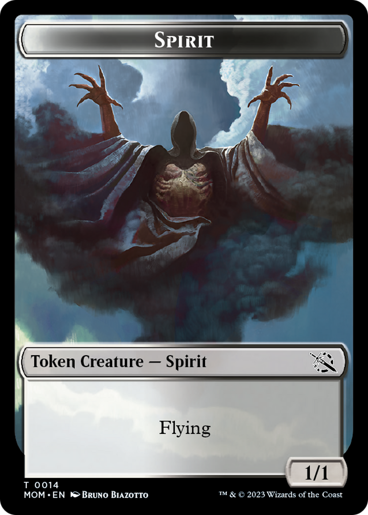 Spirit Token [March of the Machine Tokens] | Mindsight Gaming