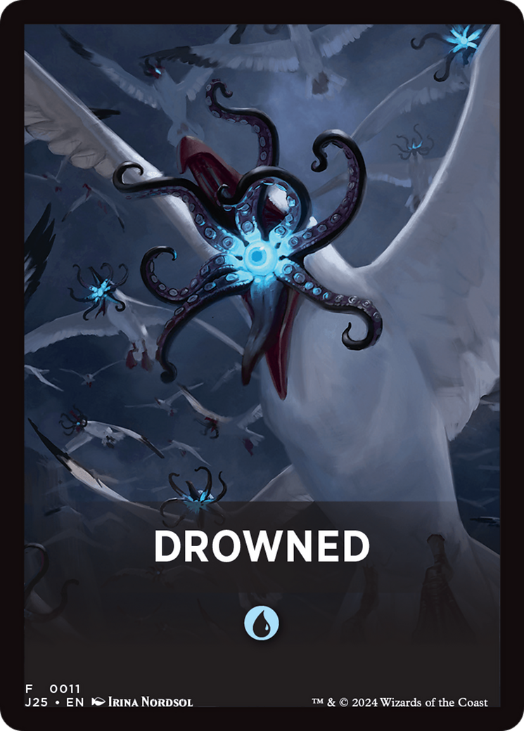 Drowned Theme Card [Foundations Jumpstart Front Cards] | Mindsight Gaming