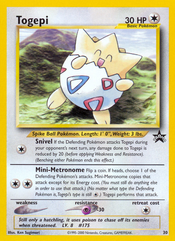 Togepi (30) [Wizards of the Coast: Black Star Promos] | Mindsight Gaming