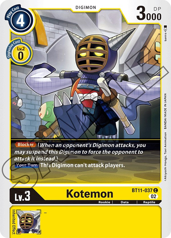 Kotemon [BT11-037] [Dimensional Phase] | Mindsight Gaming