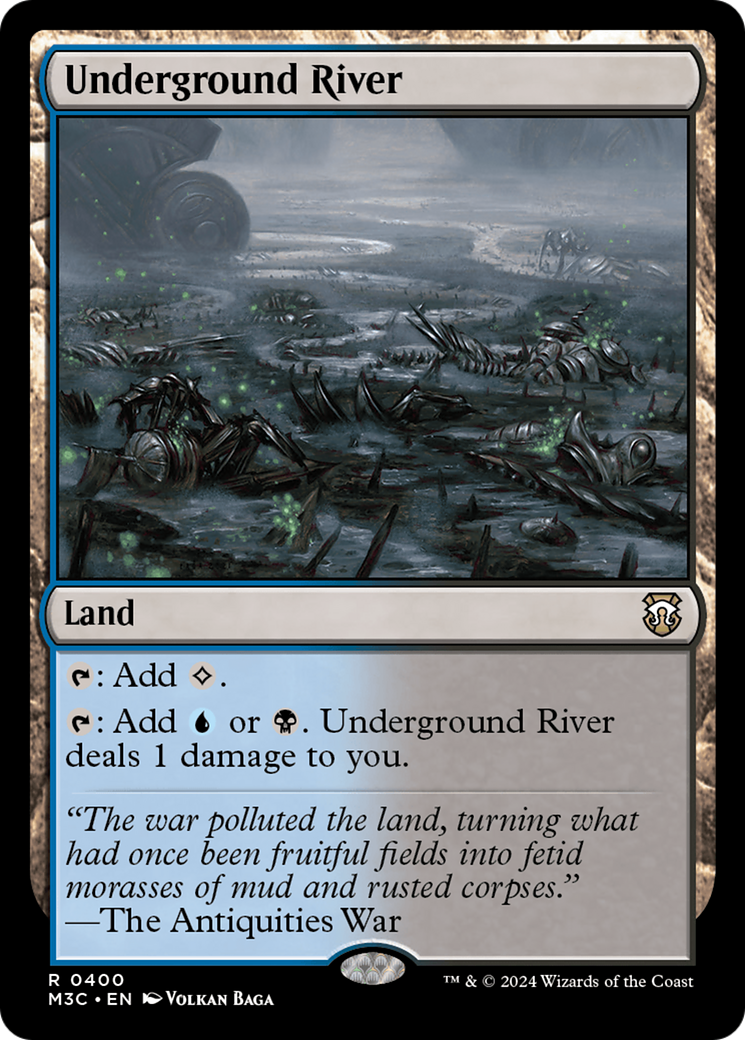 Underground River (Ripple Foil) [Modern Horizons 3 Commander] | Mindsight Gaming