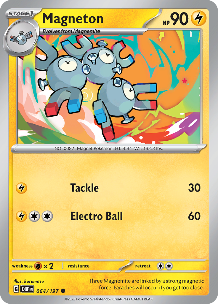 Magneton (064/197) [Scarlet & Violet: Obsidian Flames] | Mindsight Gaming