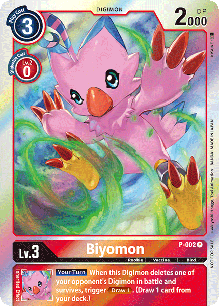 Biyomon [P-002] [Promotional Cards] | Mindsight Gaming