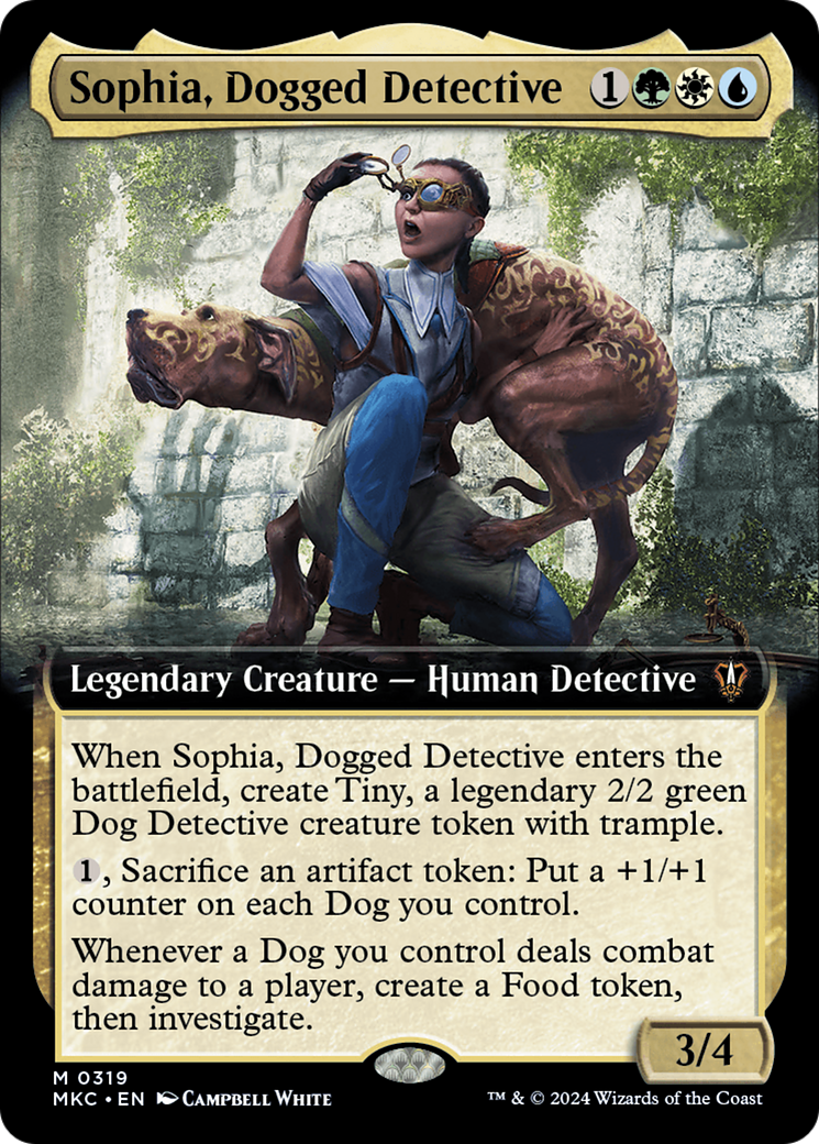 Sophia, Dogged Detective (Extended Art) [Murders at Karlov Manor Commander] | Mindsight Gaming