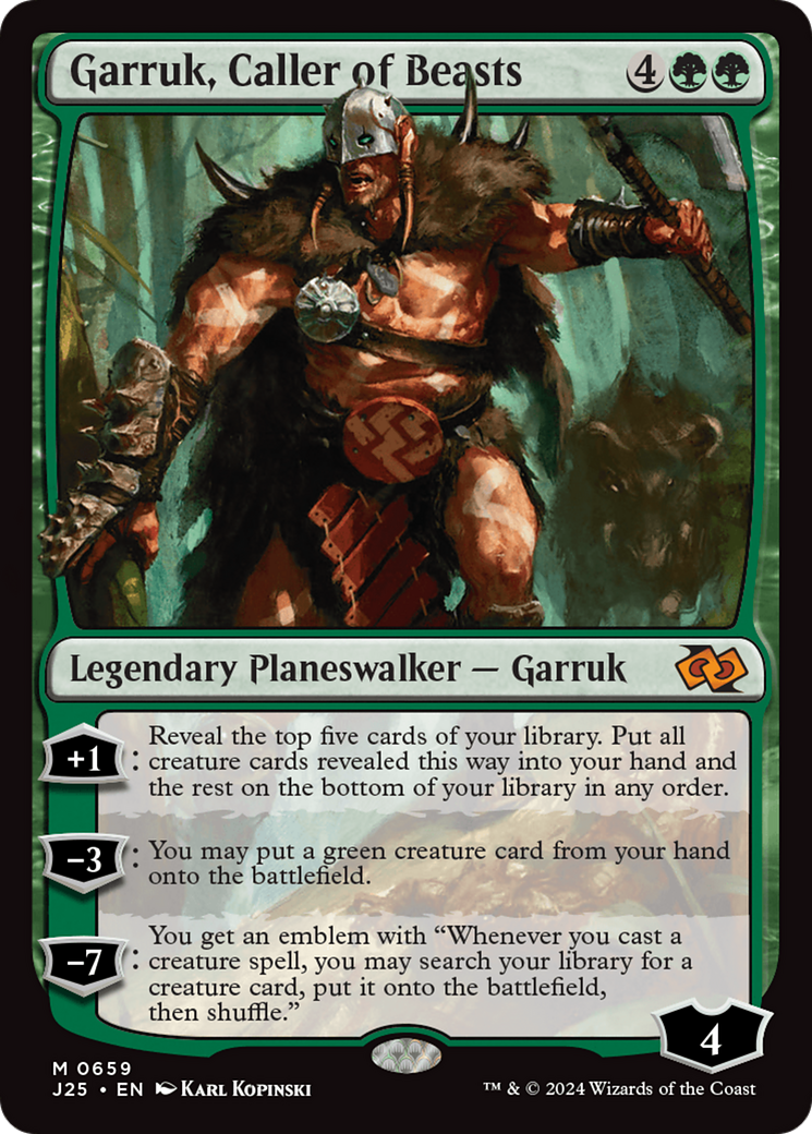 Garruk, Caller of Beasts [Foundations Jumpstart] | Mindsight Gaming