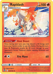 Rapidash (022/195) (Theme Deck Exclusive) [Sword & Shield: Silver Tempest] | Mindsight Gaming