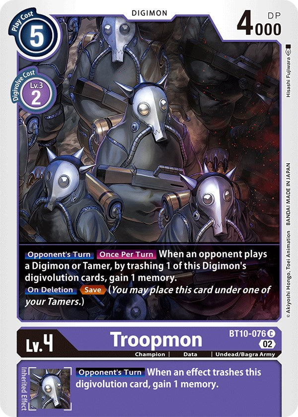 Troopmon [BT10-076] [Xros Encounter] | Mindsight Gaming