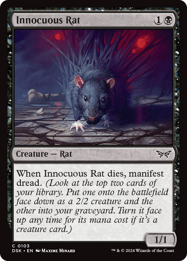 Innocuous Rat [Duskmourn: House of Horror] | Mindsight Gaming