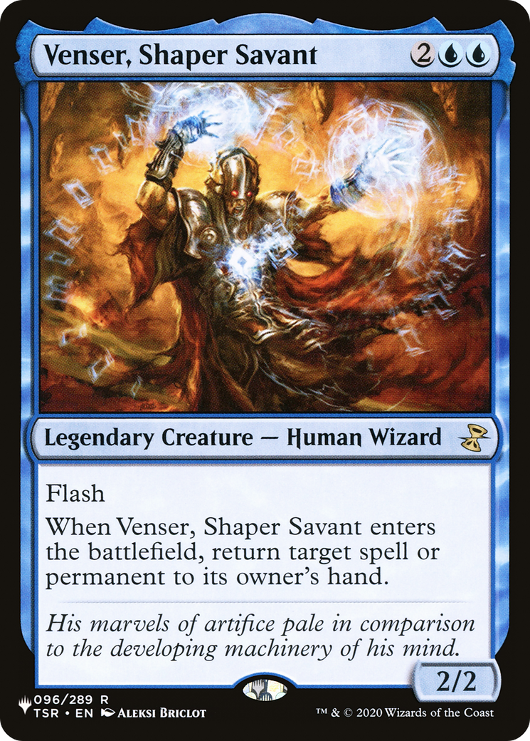 Venser, Shaper Savant [The List] | Mindsight Gaming