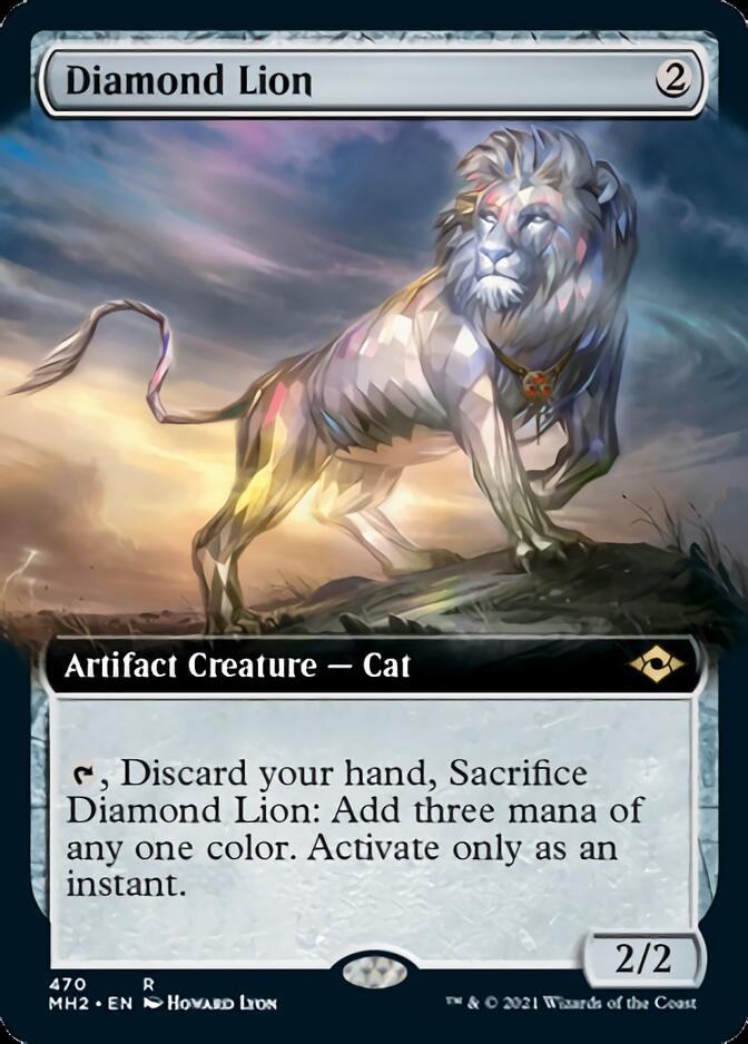 Diamond Lion (Extended Art) [Modern Horizons 2] | Mindsight Gaming