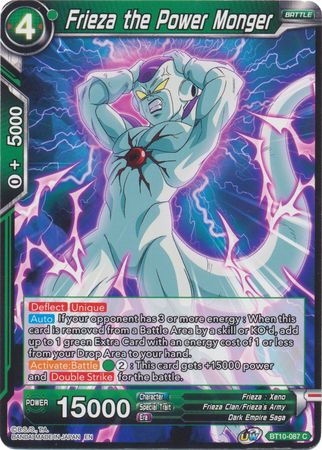 Frieza the Power Monger (BT10-087) [Rise of the Unison Warrior 2nd Edition] | Mindsight Gaming