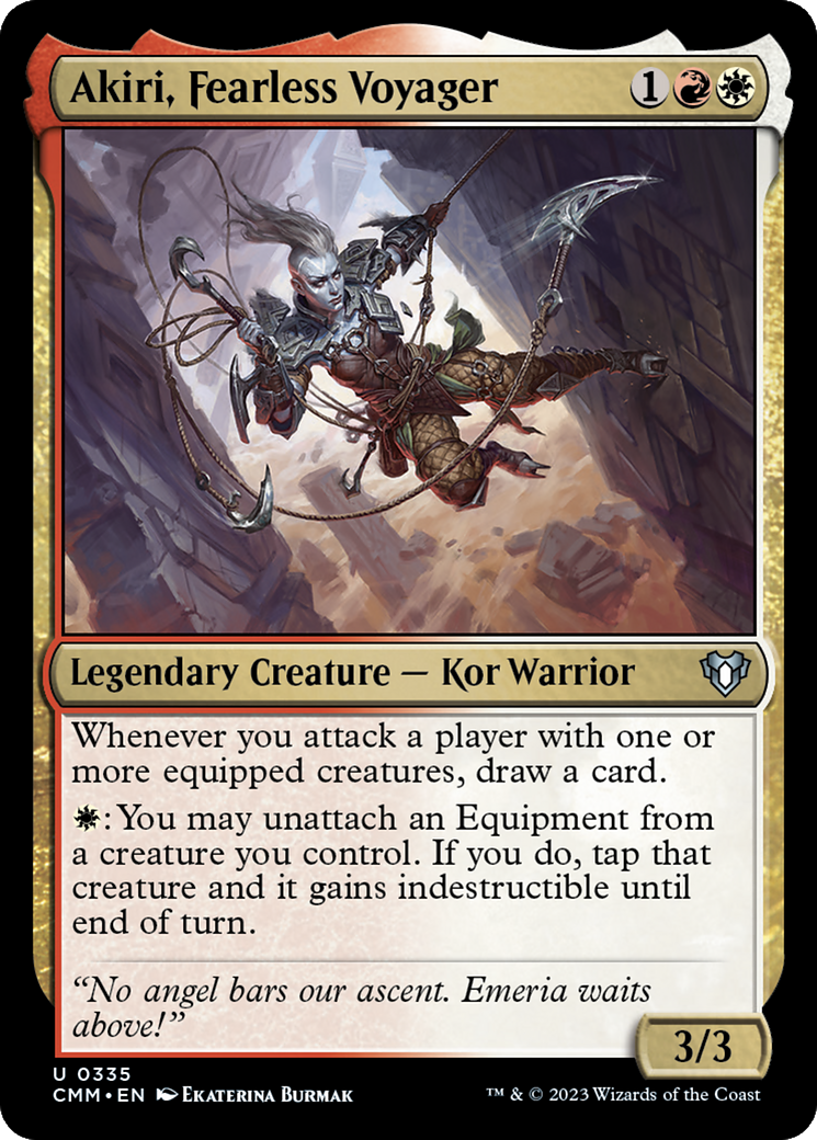 Akiri, Fearless Voyager [Commander Masters] | Mindsight Gaming