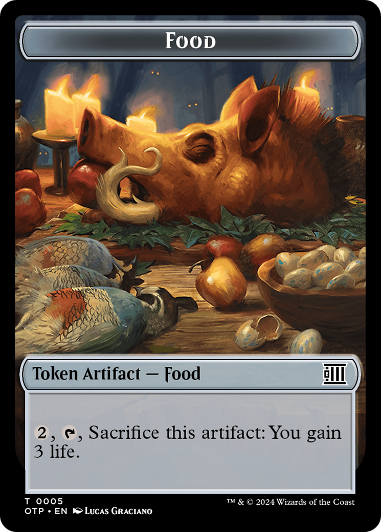 Food Token [Outlaws of Thunder Junction: Breaking News Tokens] | Mindsight Gaming