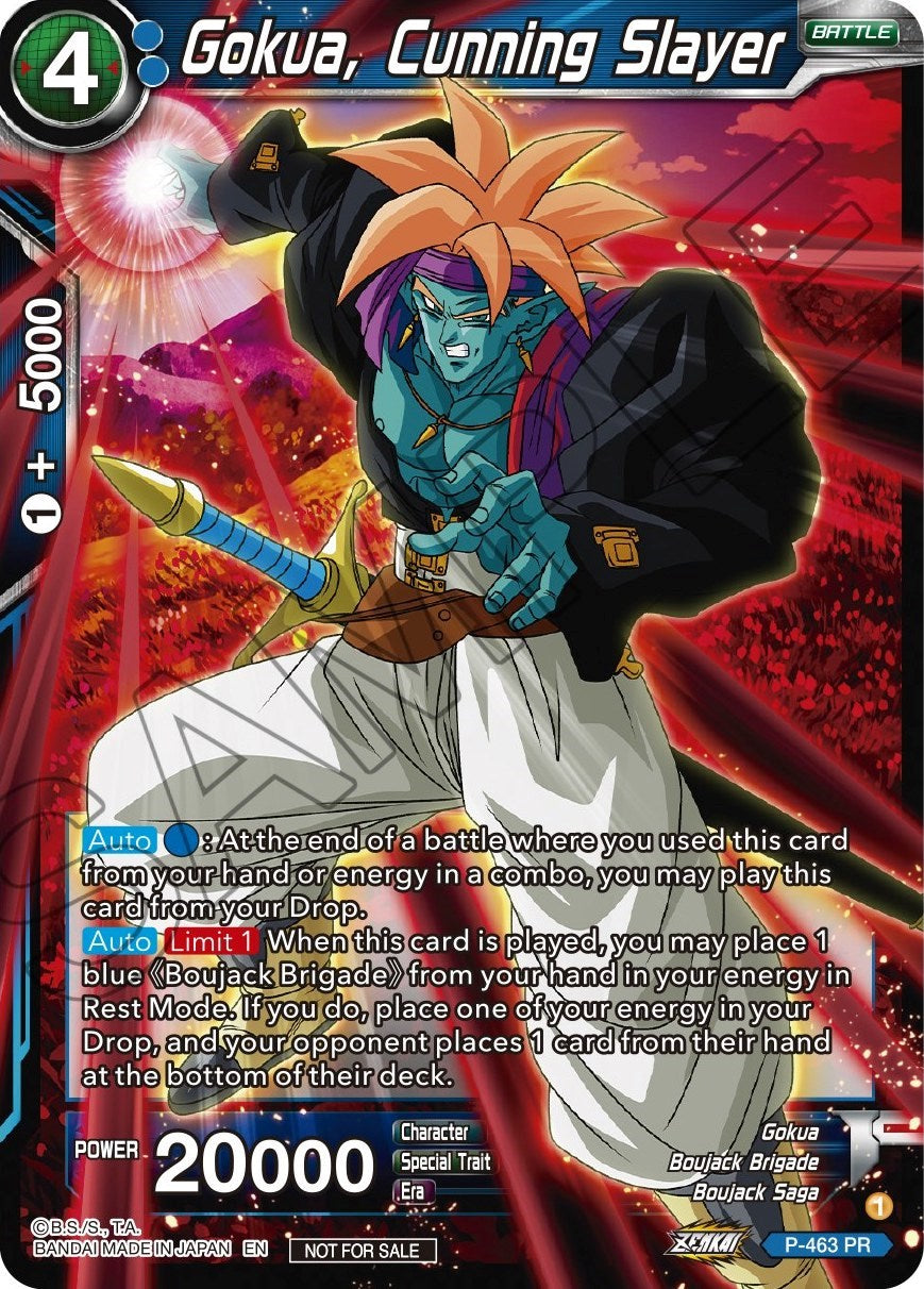 Gokua, Cunning Slayer (Z03 Dash Pack) (P-463) [Promotion Cards] | Mindsight Gaming