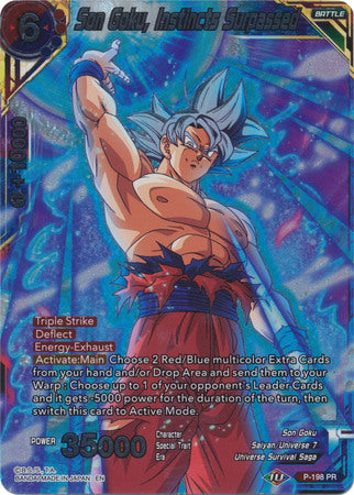 Son Goku, Instincts Surpassed (P-198) [Promotion Cards] | Mindsight Gaming