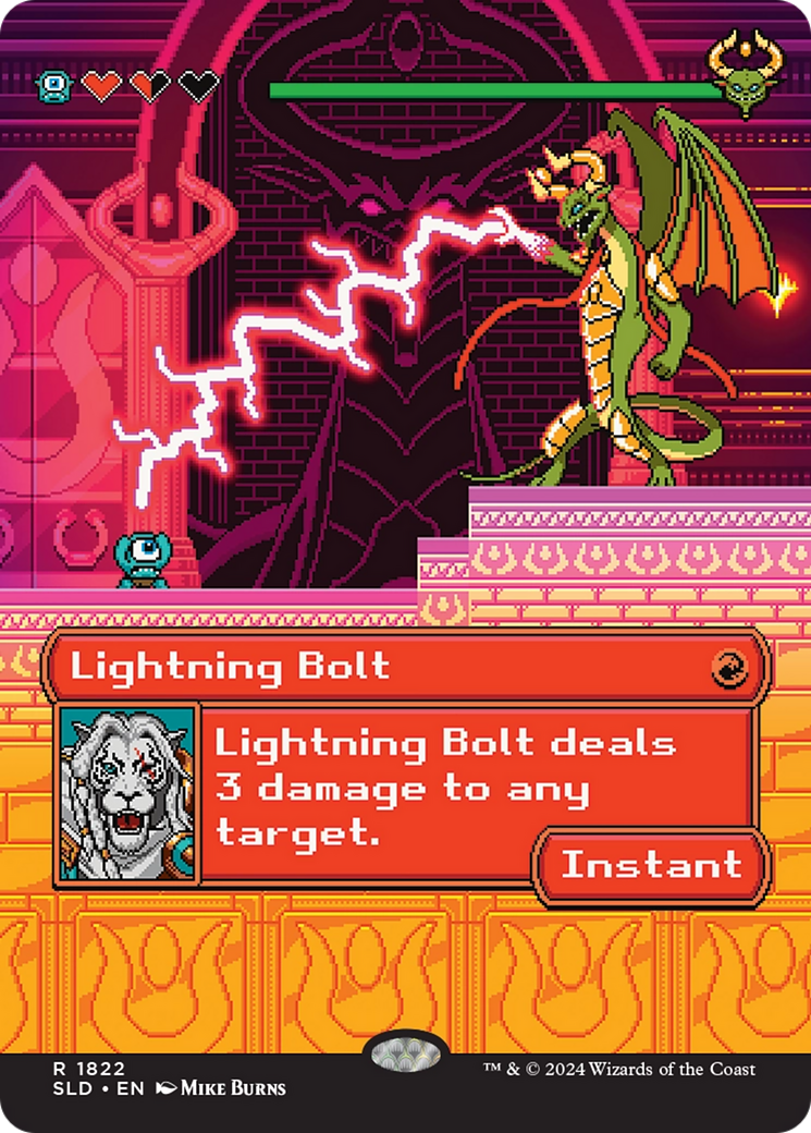 Lightning Bolt (1822) (Rainbow Foil) [Secret Lair Drop Series] | Mindsight Gaming