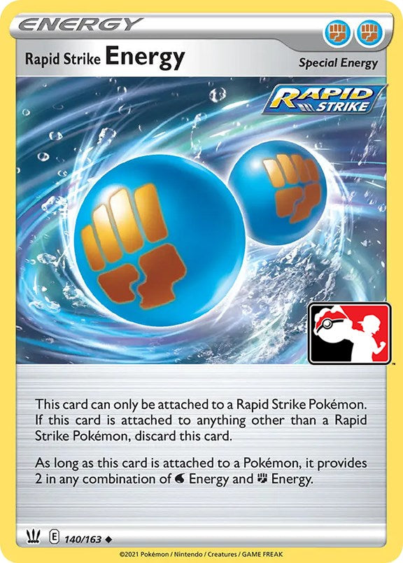 Rapid Strike Energy (140/163) [Prize Pack Series Two] | Mindsight Gaming