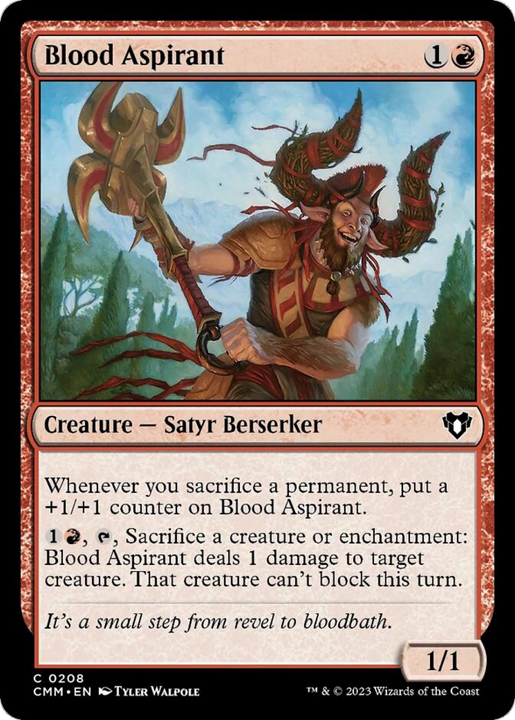 Blood Aspirant [Commander Masters] | Mindsight Gaming