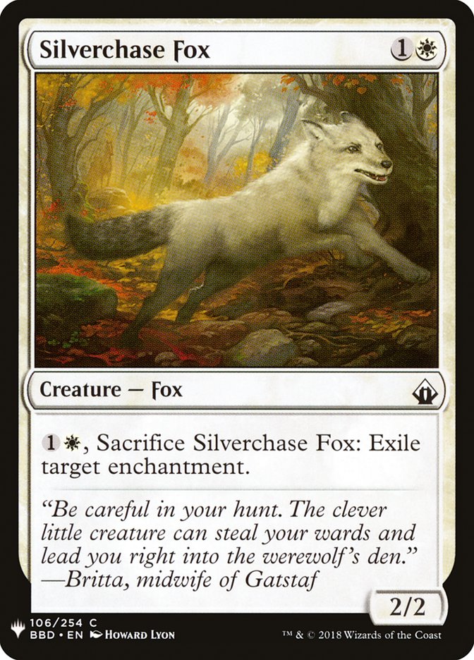 Silverchase Fox [Mystery Booster] | Mindsight Gaming