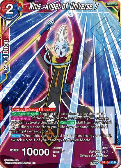 Whis, Angel of Universe 7 (BT16-140) [Realm of the Gods] | Mindsight Gaming