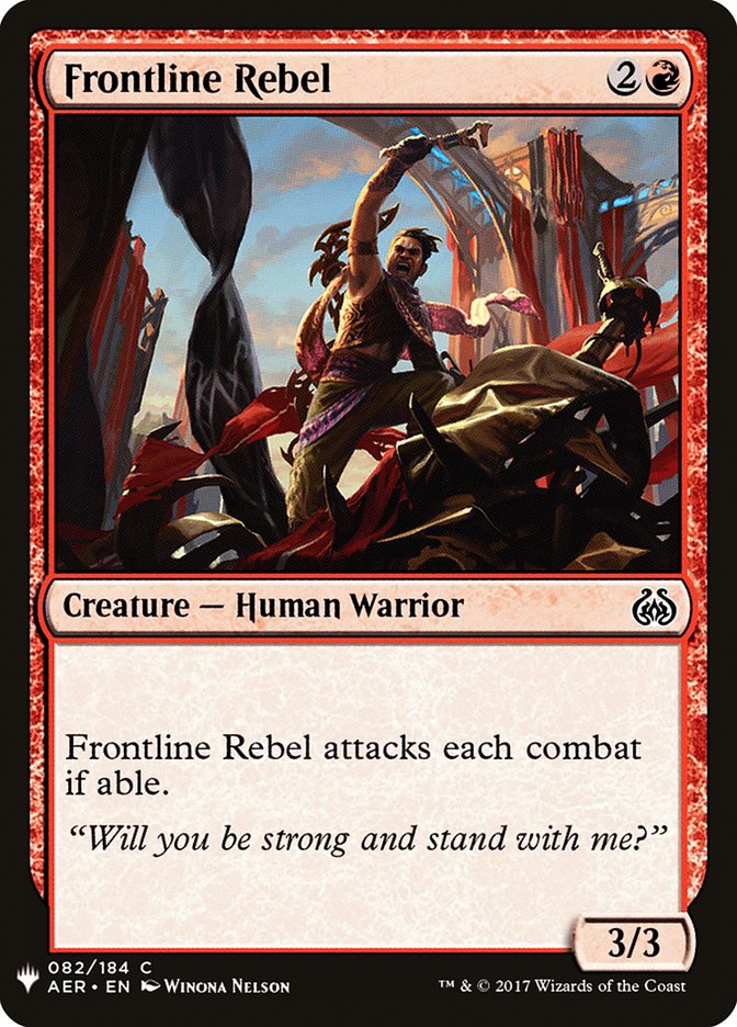 Frontline Rebel [Mystery Booster] | Mindsight Gaming