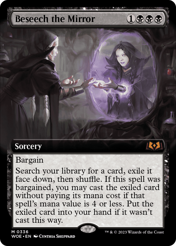 Beseech the Mirror (Extended Art) [Wilds of Eldraine] | Mindsight Gaming