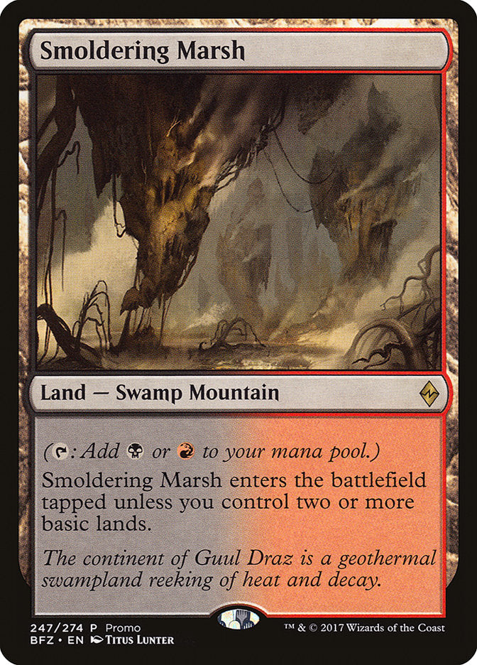 Smoldering Marsh (Promo) [Standard Showdown Promos] | Mindsight Gaming