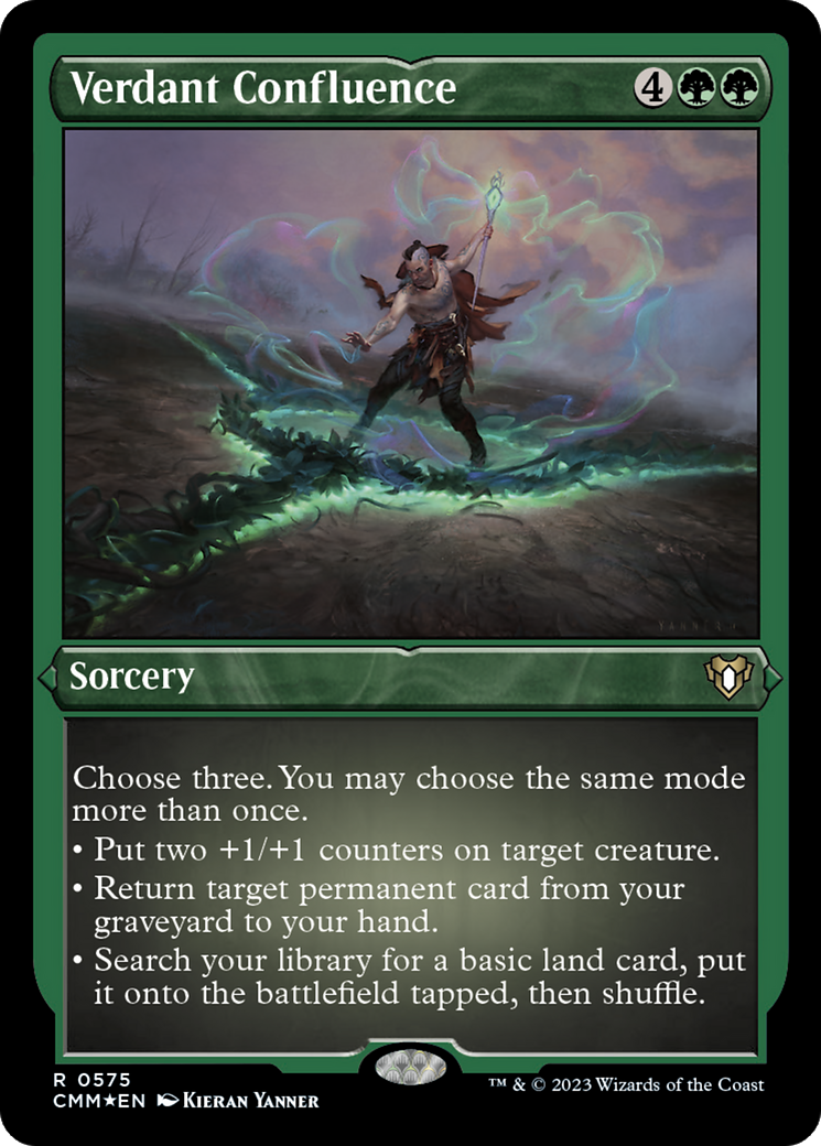 Verdant Confluence (Foil Etched) [Commander Masters] | Mindsight Gaming