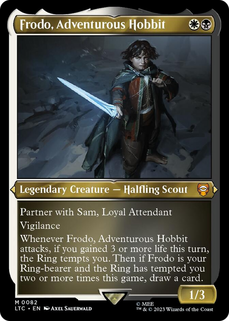 Frodo, Adventurous Hobbit (Display Commander) [The Lord of the Rings: Tales of Middle-Earth Commander] | Mindsight Gaming