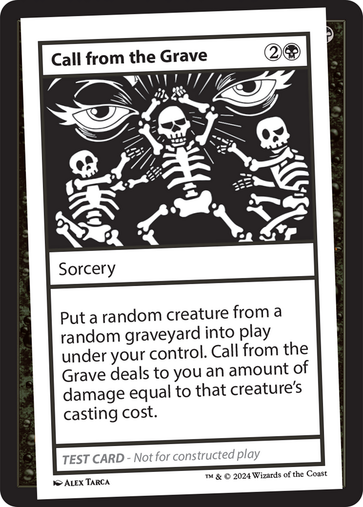 Call from the Grave [Mystery Booster 2 Playtest Cards] | Mindsight Gaming