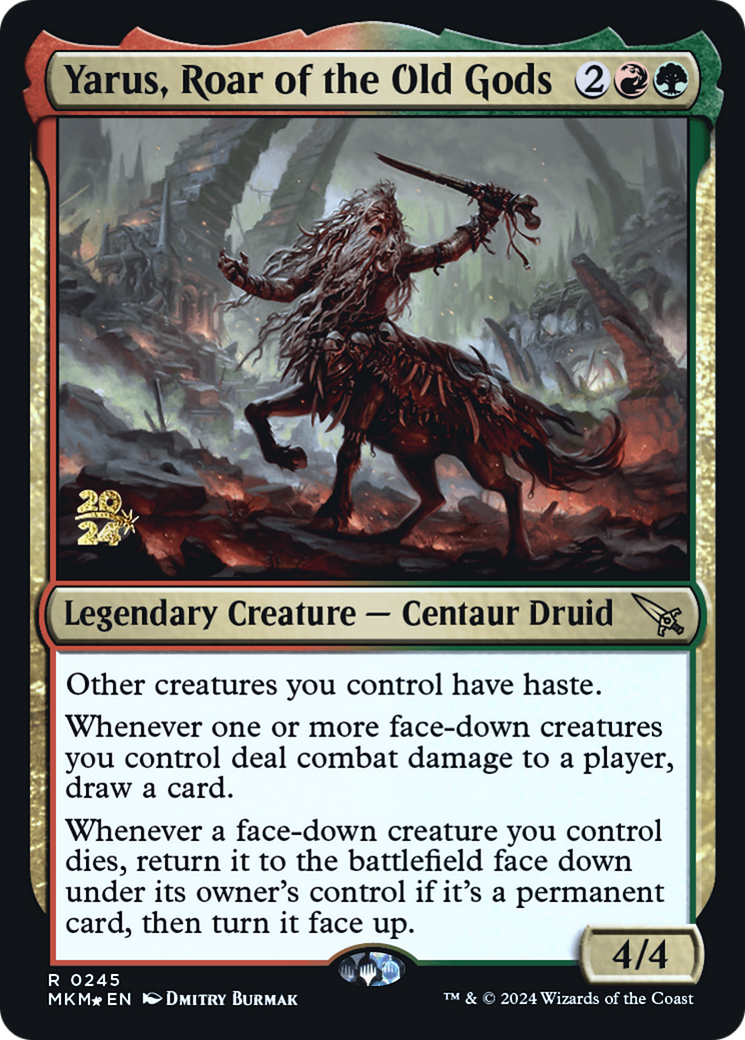 Yarus, Roar of the Old Gods [Murders at Karlov Manor Prerelease Promos] | Mindsight Gaming