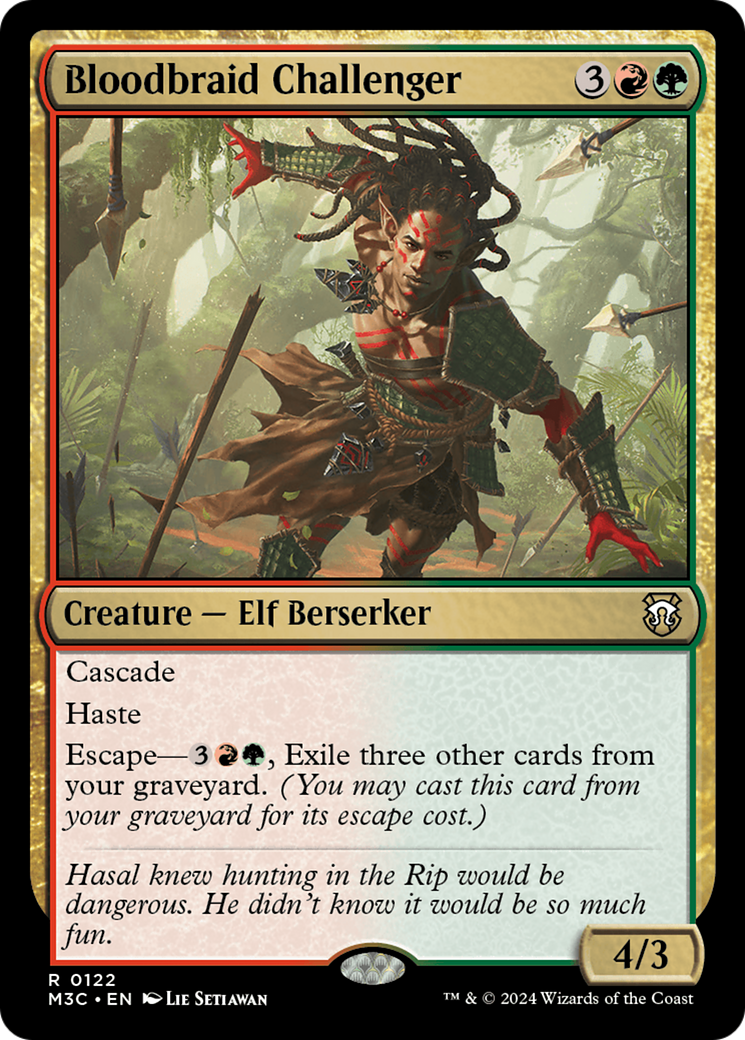 Bloodbraid Challenger [Modern Horizons 3 Commander] | Mindsight Gaming