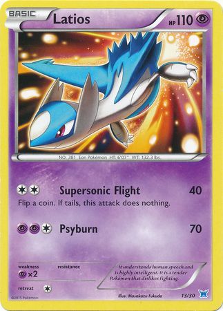 Latios (13/30) [XY: Trainer Kit 2 - Latios] | Mindsight Gaming