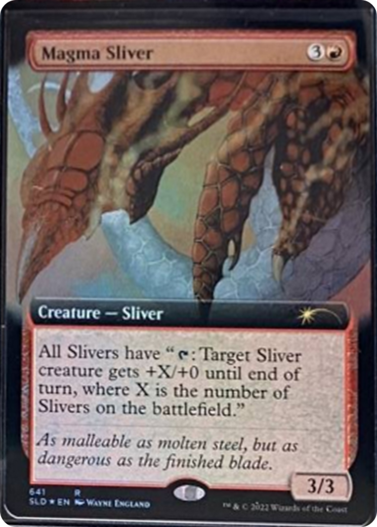 Magma Sliver (Extended Art) [Secret Lair Drop Series] | Mindsight Gaming