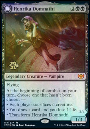 Henrika Domnathi // Henrika, Infernal Seer [Innistrad: Crimson Vow Prerelease Promos] | Mindsight Gaming