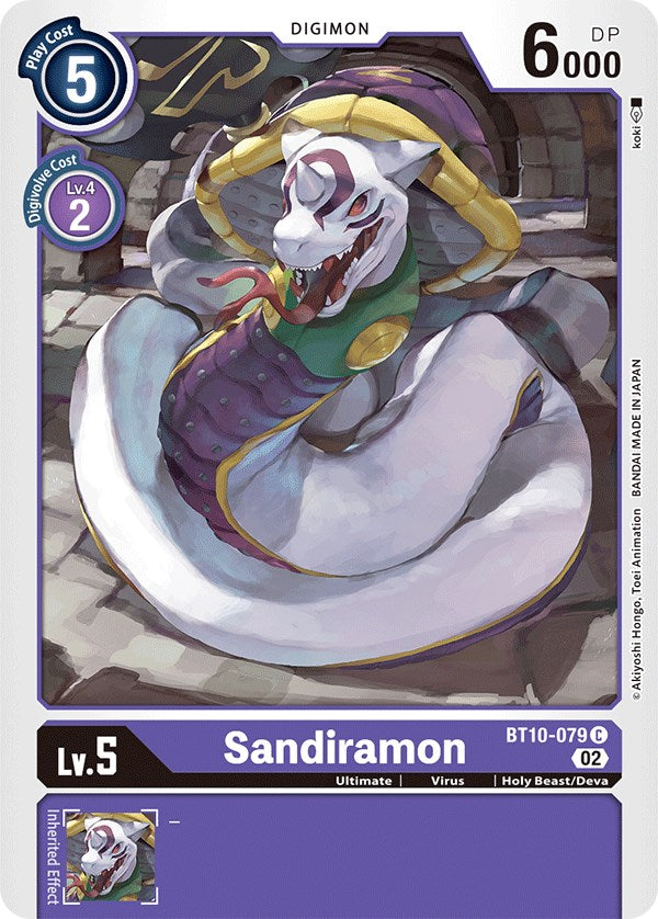 Sandiramon [BT10-079] [Xros Encounter] | Mindsight Gaming