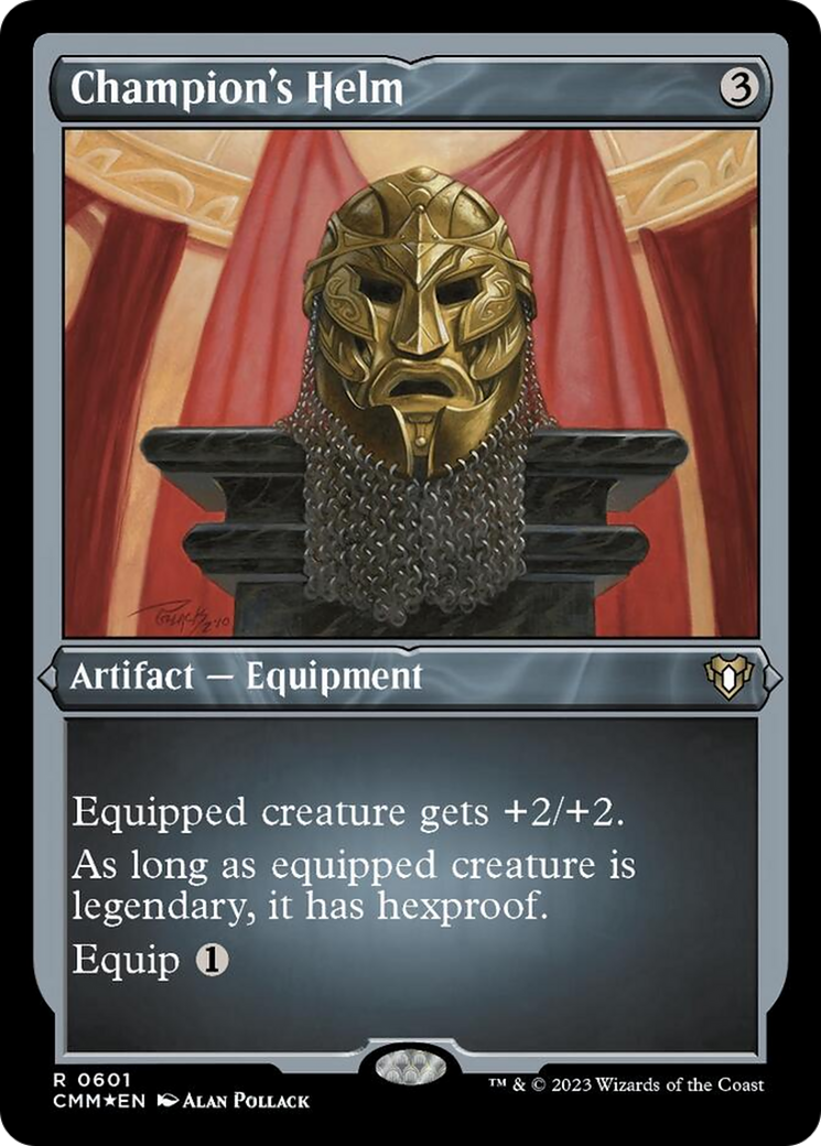 Champion's Helm (Foil Etched) [Commander Masters] | Mindsight Gaming