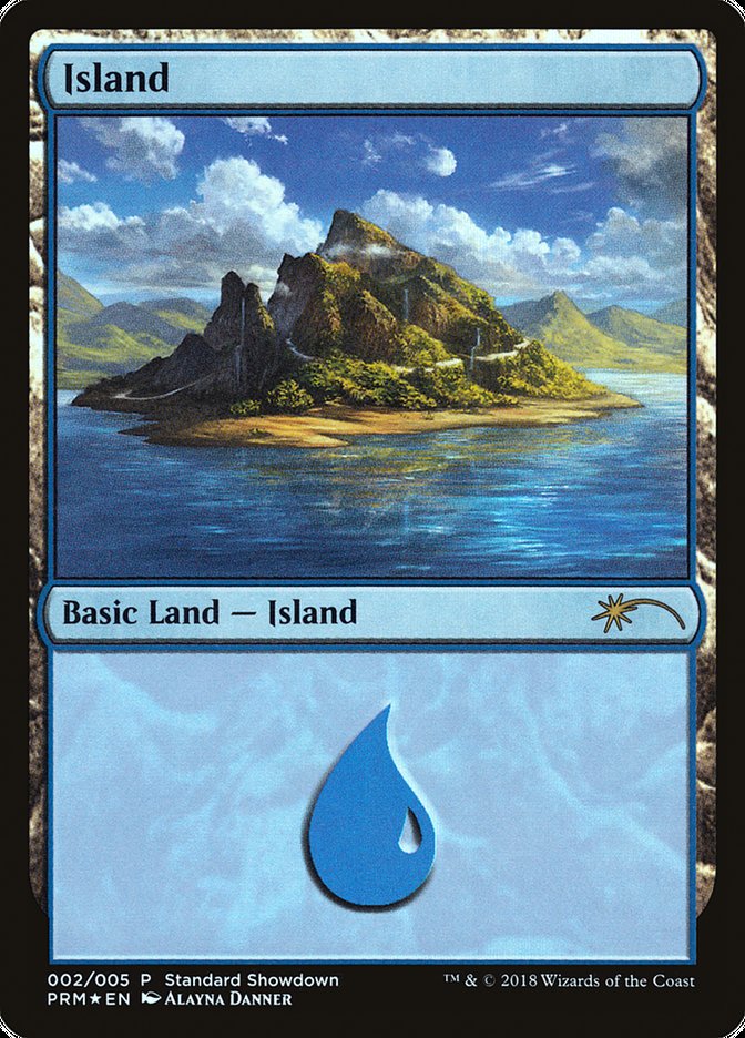 Island (Alayna Danner) [Standard Showdown Promos] | Mindsight Gaming