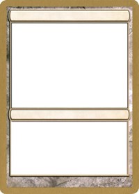 2003 World Championship Blank Card [World Championship Decks 2003] | Mindsight Gaming