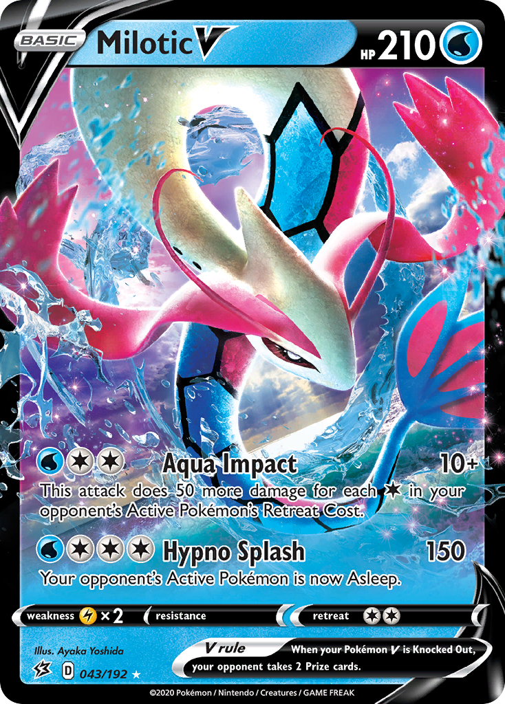 Milotic V (043/192) [Sword & Shield: Rebel Clash] | Mindsight Gaming