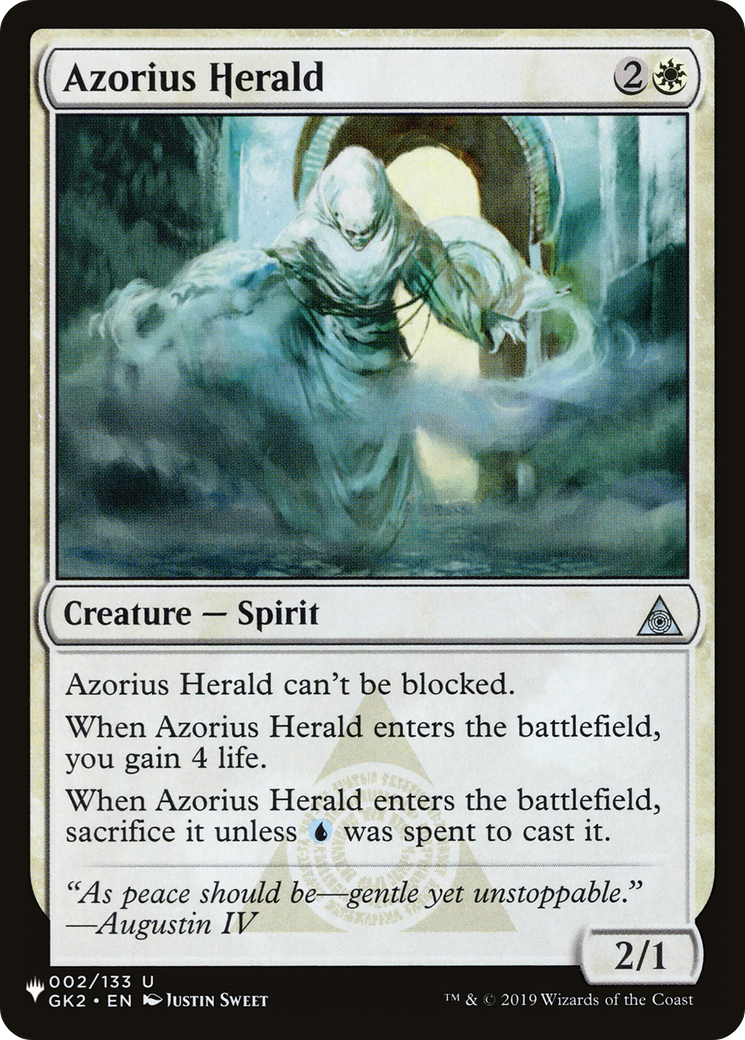 Azorius Herald [The List] | Mindsight Gaming