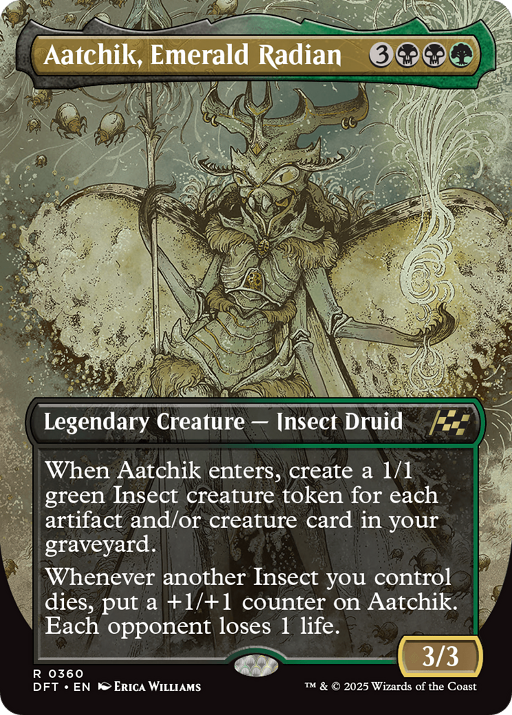 Aatchik, Emerald Radian (Borderless) [Aetherdrift] | Mindsight Gaming