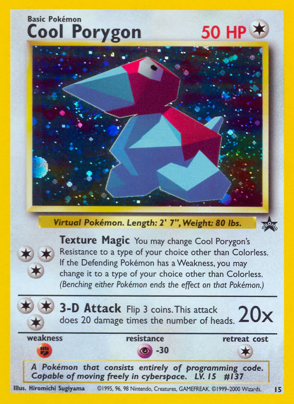 Cool Porygon (15) [Wizards of the Coast: Black Star Promos] | Mindsight Gaming