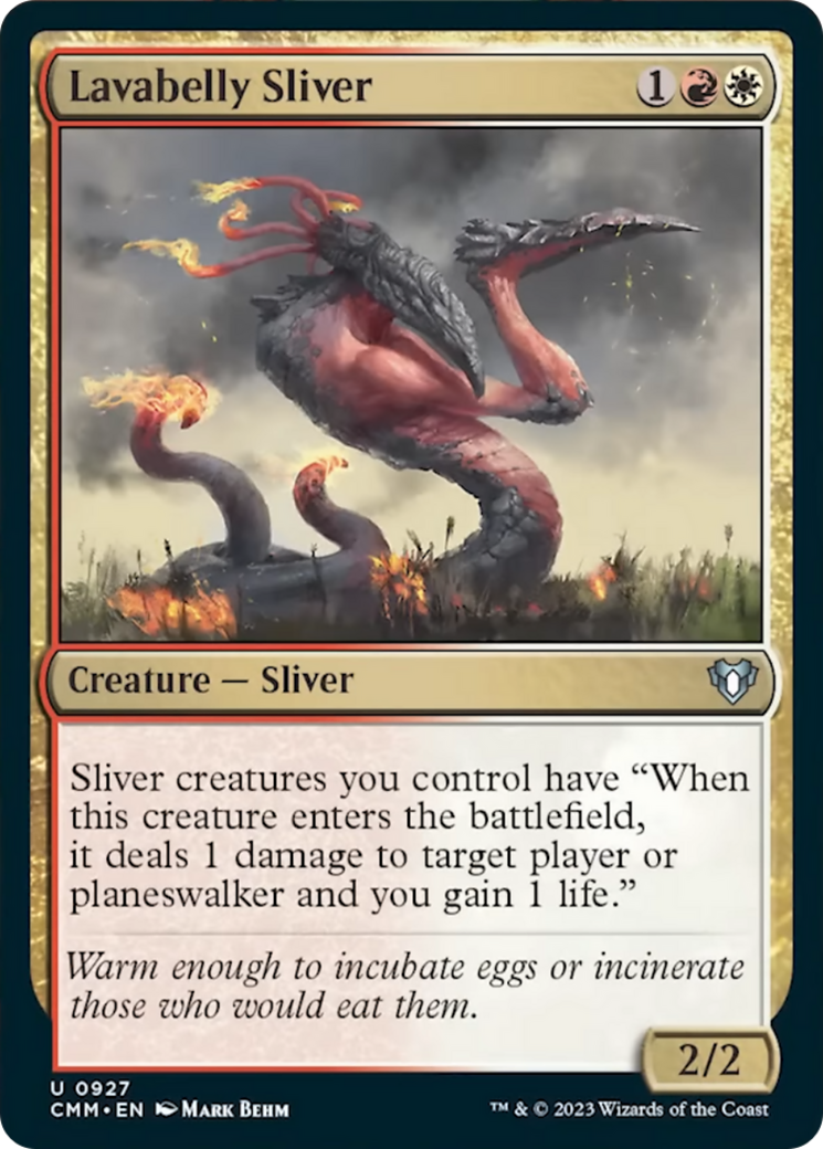 Lavabelly Sliver [Commander Masters] | Mindsight Gaming