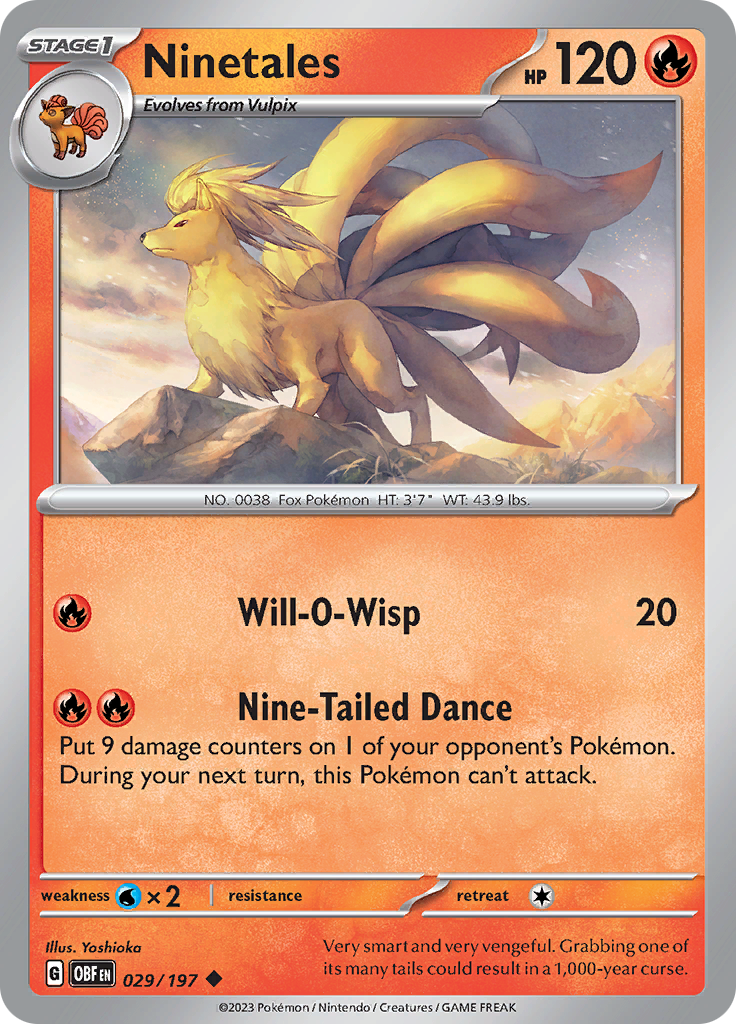 Ninetales (029/197) [Scarlet & Violet: Obsidian Flames] | Mindsight Gaming