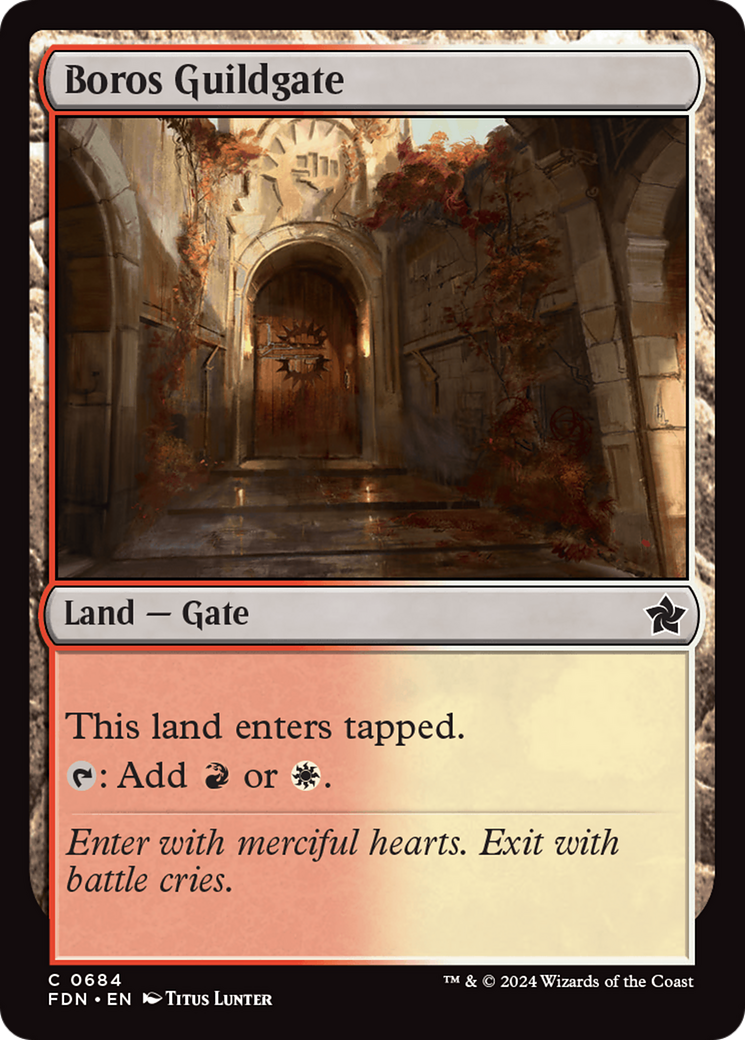 Boros Guildgate [Foundations] | Mindsight Gaming